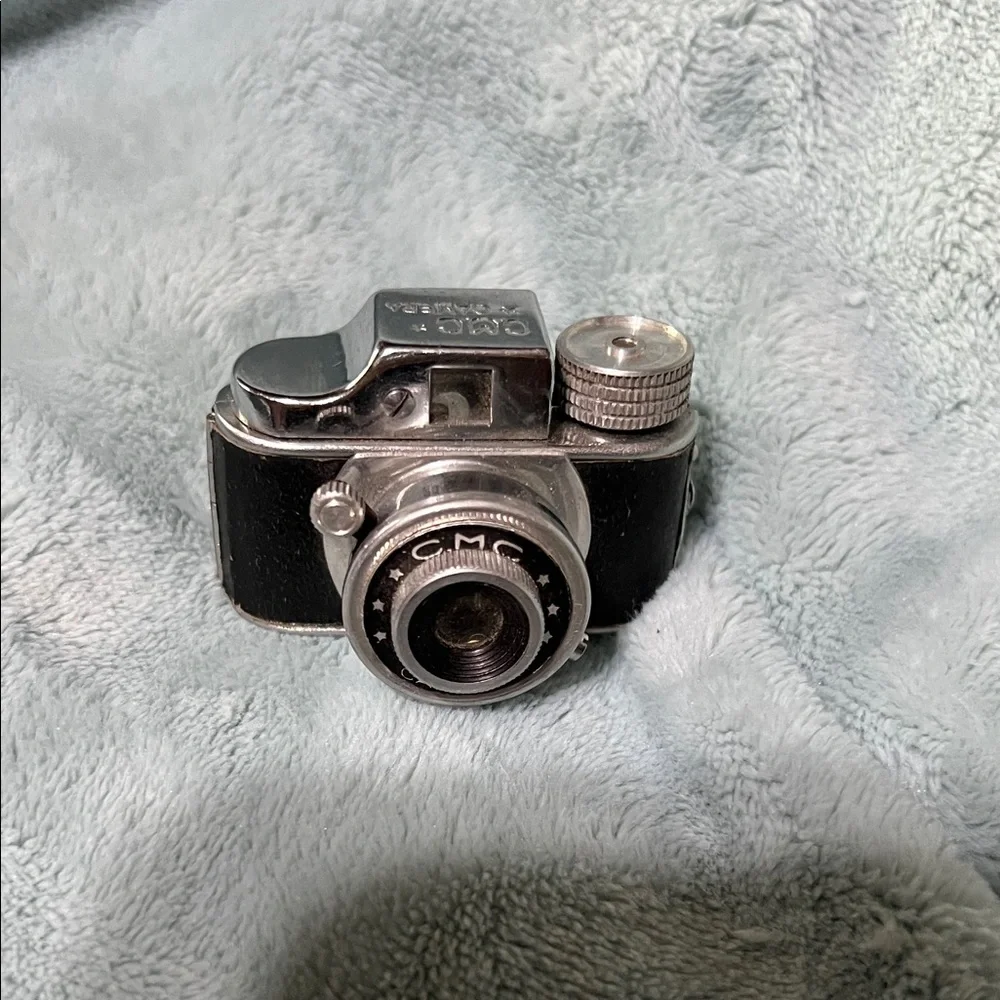 Vintage CMC Black and Silver Miniature Spy Camera